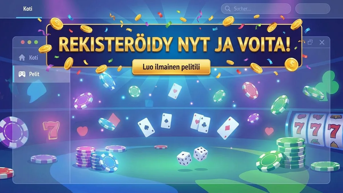 Rekisteröidy bonuksella